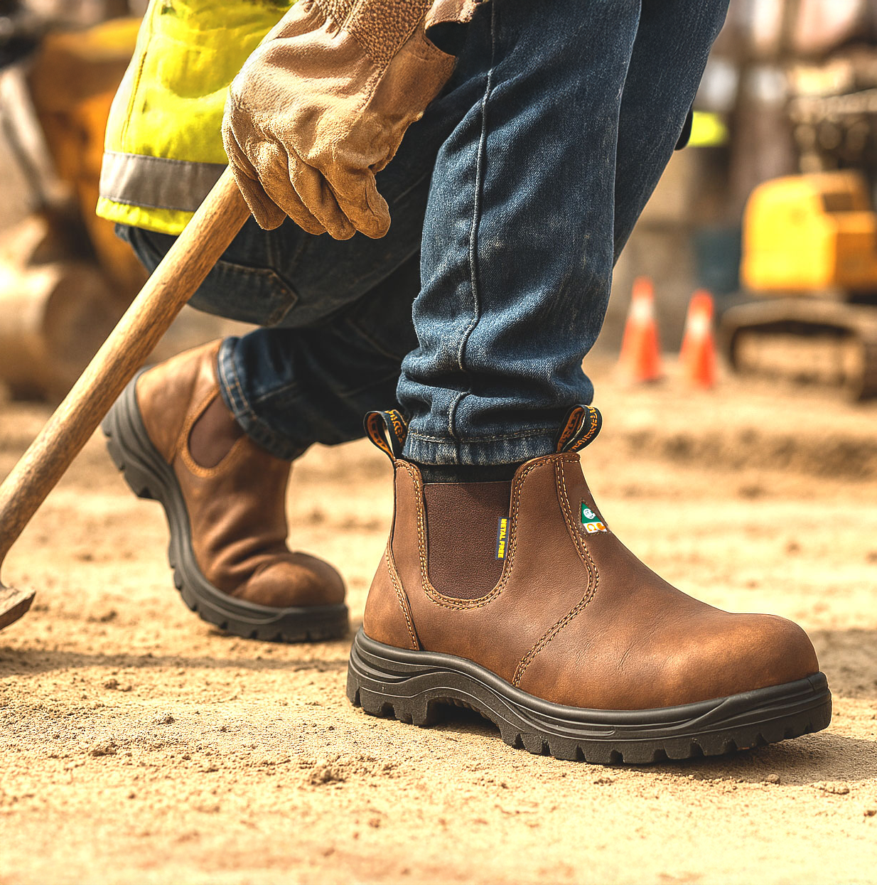 ASTM CSA Composite Toe Work Boots for Men
