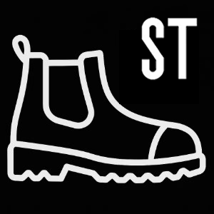 Steel toe cap meets CSA Z195-14 Grade 1 and ASTM F2413 I/75 C/75, providing certified protection against impact and compression hazards.