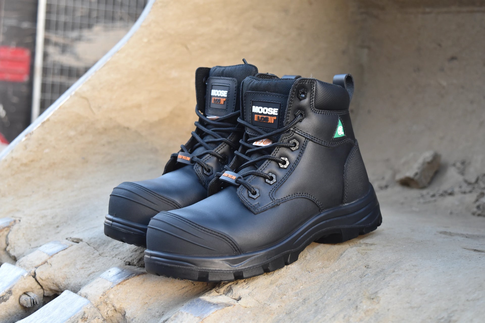 MooseLog Construction Boots