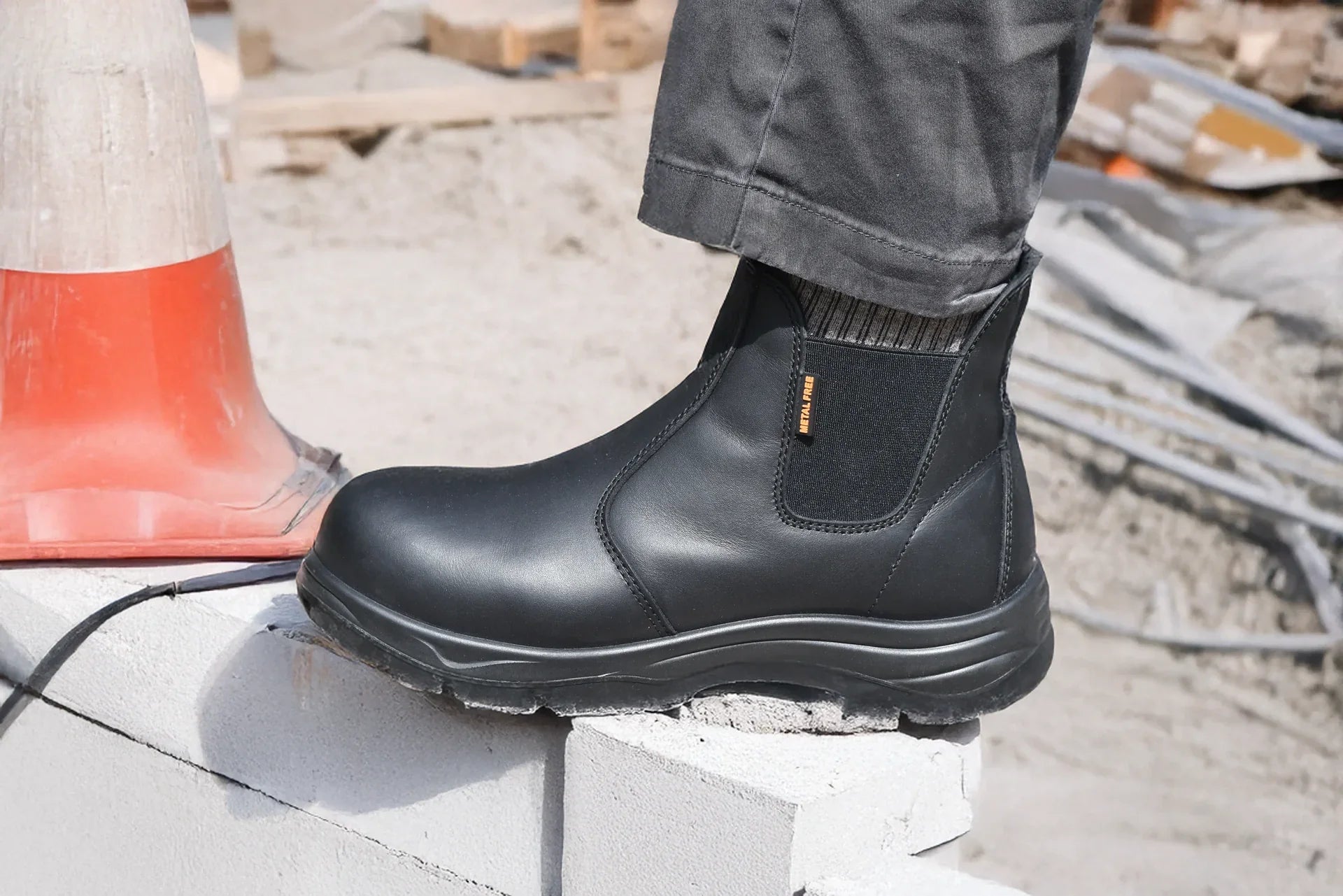 Men's Slip On Work Boots