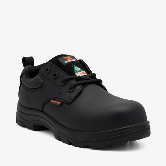 Women's CSA ASTM Composite Toe Safety Shoes - AllShift Black