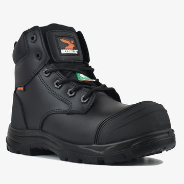 Women's CSA ASTM Composite Toe 6" Work Boots - MacGill Black - MooseLog