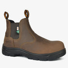 Men's CSA ASTM Composite Toe Chelsea Work Boots - Timber II Brown