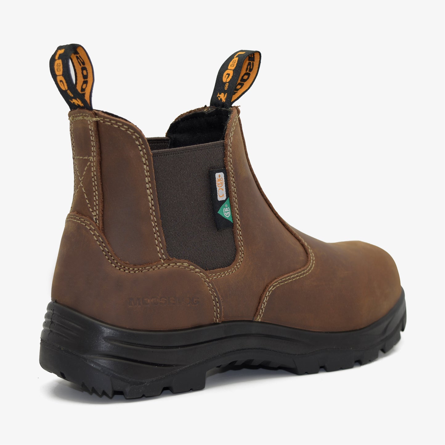 Women's CSA ASTM Composite Toe Chelsea Work Boots - Timber II Brown