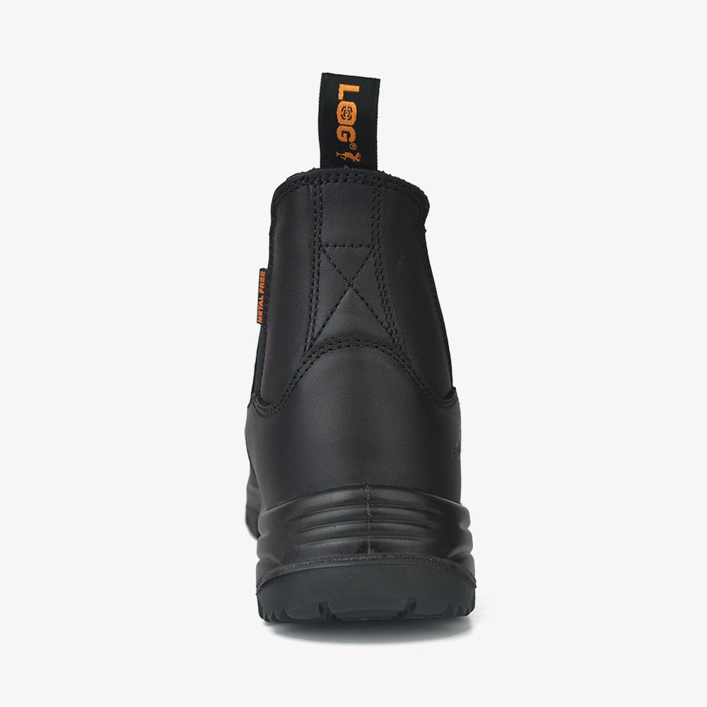 Men's CSA ASTM Composite Toe Chelsea Work Boots - Timber II Black
