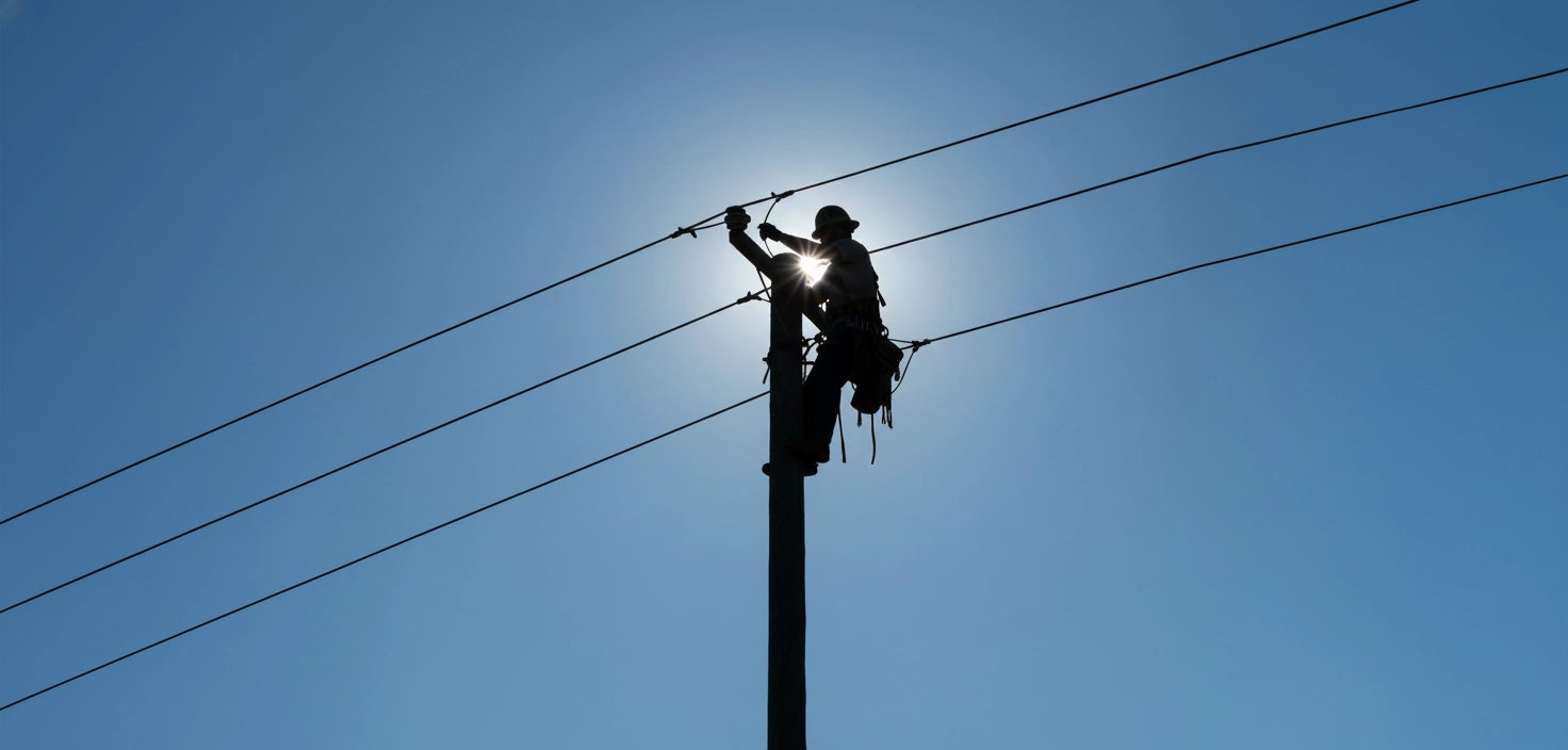 Lineman silhouette