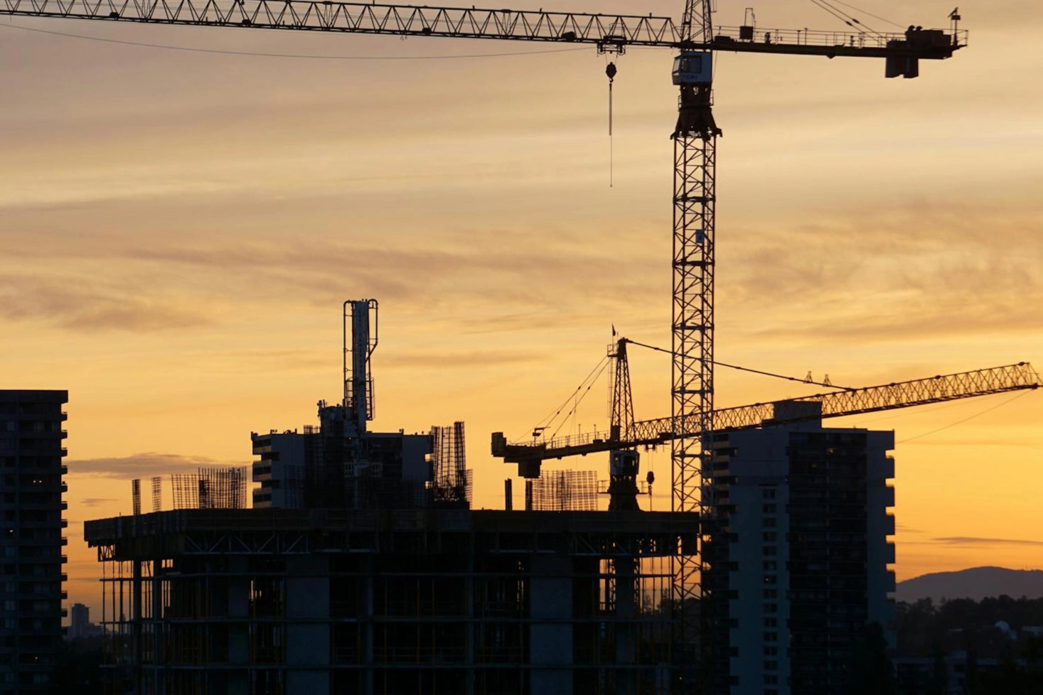 Construction site scenery